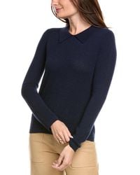 Kier + J - Kier + J Wool & Cashmere-Blend Polo Sweater - Lyst