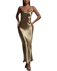 LOEY - Embellished Maxi Dress - Lyst