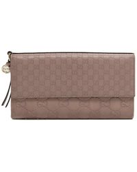 Gucci - Leather Bree Continental Wallet (Authentic Pre-Owned) - Lyst