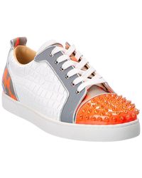 Christian Louboutin Louis Junior Leather Sneaker in White for Men - Save  41% | Lyst