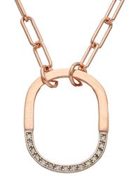 Meshmerise - 18K Over 0.20 Ct. Tw. Diamond Necklace - Lyst