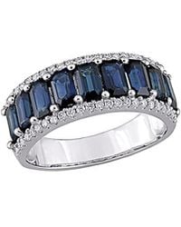 Rina Limor - 14k 3.44 Ct. Tw. Diamond & Sapphire Ring - Lyst