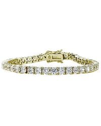 Rachel Glauber - 18k Over Silver Cz Bracelet - Lyst