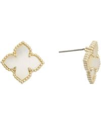 Juvell - 18K Plated Pearl Earrings - Lyst