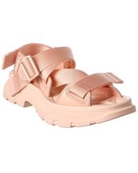McQueen - Tread Leather Sandal - Lyst