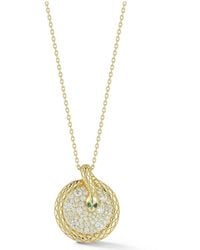 Glaze Jewelry - 14K Over Cz Necklace - Lyst