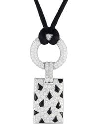 Cartier - 18K 2.85 Ct. Tw. Diamond & Onyx Panthere Necklace (Authentic Pre-Owned) - Lyst