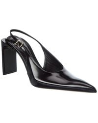 Sportmax - Fazio Leather Slingback Pump - Lyst