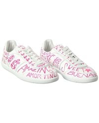 Tod's - Logo Leather Sneaker - Lyst