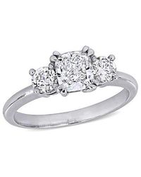 Rina Limor - 14K 1.50 Ct. Tw. Diamond Three-Stone Ring - Lyst