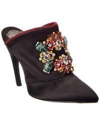 Roger Vivier - Barocco Satin Mule - Lyst