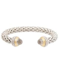 Juvell - 18K Plated Topaz Cuff - Lyst