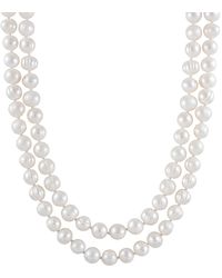 Splendid 7-8mm Freshwater Pearl Endless 52in Necklace - Multicolor