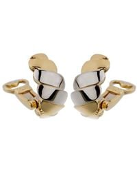 Pomellato - 18K Two-Tone Wave Clip-On Earrings (Authentic Pre-Owned) - Lyst