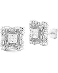 Glaze Jewelry - Cz Clover Earrings - Lyst