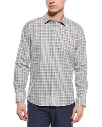 Scott Barber - Mélange Plaid Shirt - Lyst