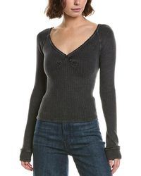 Free People - We The Free Emma Thermal Top - Lyst
