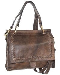 Nino Bossi - Cleopatra Aviator Leather Satchel - Lyst