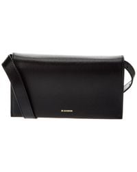 Jil Sander - All Day Leather Shoulder Bag - Lyst