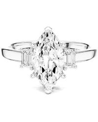 Amairah - 14K 1.75 Ct. Tw. Lab-Grown Diamond 3 Stone Ring - Lyst