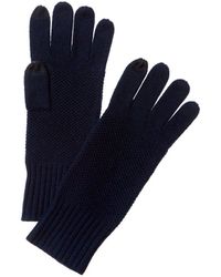 Forte - Luxe Textured Cashmere Gloves - Lyst