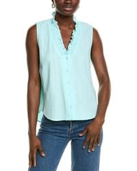 Ellen Tracy - Linen-Blend Top - Lyst