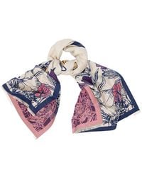 Saachi - Floral Reversible Scarf - Lyst