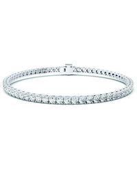 Lab Grown Diamonds - 14K 5.00 Ct. Tw. Lab-Grown Diamond Tennis Bracelet - Lyst