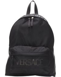 Versace - Nylon La Greca Logo Backpack, Never Carried (Authentic Pre- Loved) - Lyst