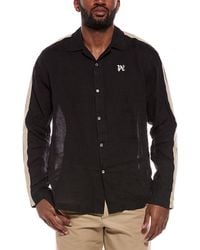 Palm Angels - Woven Linen Shirt - Lyst