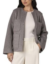 Wit & Wisdom - Shoulder Dot Wool-Blend Coat - Lyst