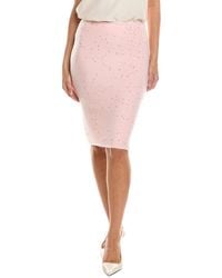 Danielle Guizio - Miki Sequin Wool-Blend Knit Midi Skirt - Lyst