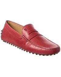 Tod's - Gommino Leather Loafer - Lyst