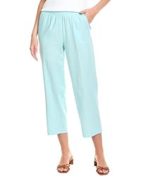 Jones New York - Pull-On Slash Pocket Crop Linen-Blend Pant - Lyst