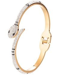 Eye Candy LA - Cz Spotted Snake Cuff Bracelet - Lyst