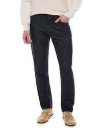 Isaia - Slim Straight Linen-Blend Jean - Lyst