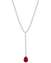Suzy Levian CZ Jewelry - Suzy Levian Gala Collection Cz Lariat Necklace - Lyst