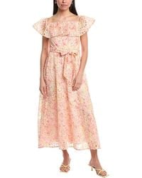 Mikael Aghal - Midi Dress - Lyst