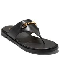 Cole Haan - Flynn Leather Thong Sandal - Lyst