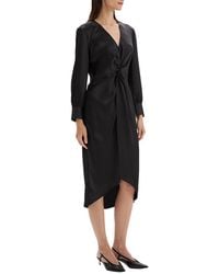 Theory - Midi Twist Dress - Lyst