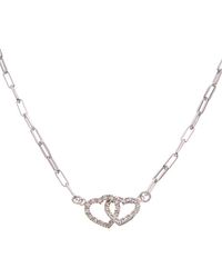 Meshmerise - 18K Over 0.12 Ct. Tw. Diamond Necklace - Lyst