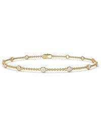 Lab Grown Diamonds - 14K 3.00 Ct. Tw. Lab-Grown Diamond Bracelet - Lyst