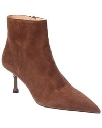 Prada - 65 Suede Bootie - Lyst
