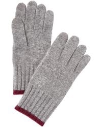 Phenix - Tipped Rib Cuff Cashmere Gloves - Lyst