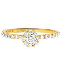 H.J. Namdar - 14K 0.57 Ct. Tw. Diamond Cluster Ring - Lyst
