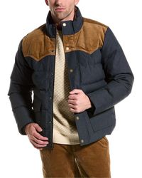 Brooks Brothers - Out Denim Puffer Down Jacket - Lyst