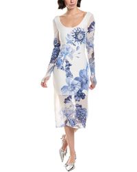 Alice + Olivia - Delora Scoop Neck Ankle Length Dress - Lyst