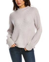 Womens Clothing Jumpers and knitwear Jumpers Chinti & Parker Curve Rib Wool & Cashmere-blend Sweater in Grey Grey 