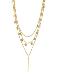 Adornia - 14k Plated Chain Necklace Set - Lyst
