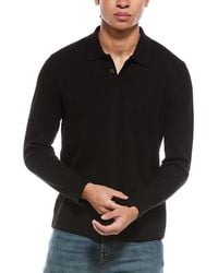 Vince - Variegated Waffle Polo Shirt - Lyst